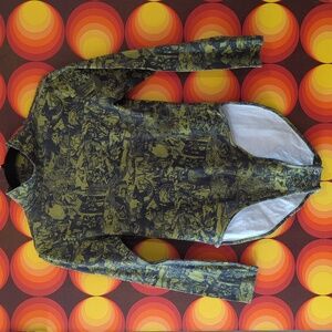 Samantha Pleet Unitard size Small mock turtleneck